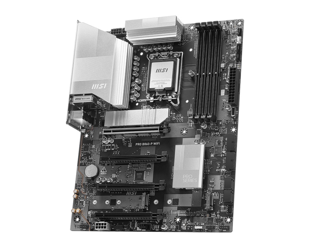 Matična plošča PRO B860-P WIFI s1851, 4x DDR5, ATX 4