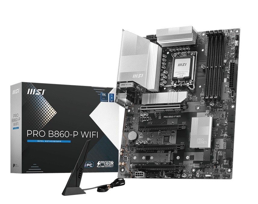 Matična plošča PRO B860-P WIFI s1851, 4x DDR5, ATX