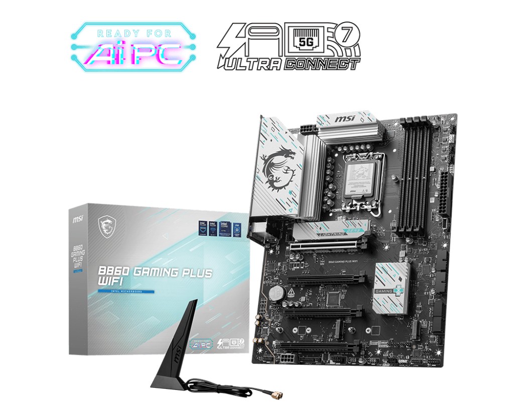 Osnovna plošča B860 GAMING PLUS WIFI ATX 6