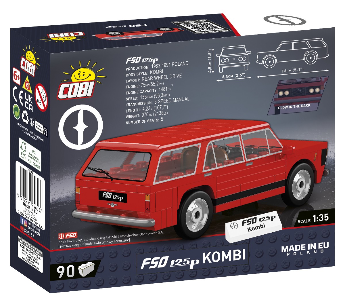 COBI Kocke FSO 125p Kombi, 90 kock 3