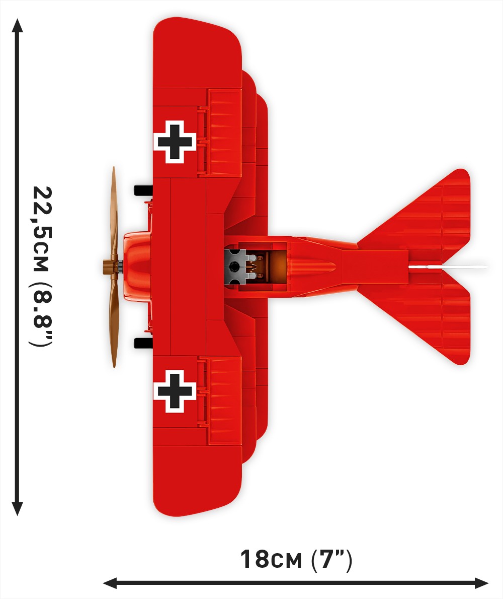 Gradbeni bloki Fokker DR.1 - Rdeči Baron, 221 kosov 5
