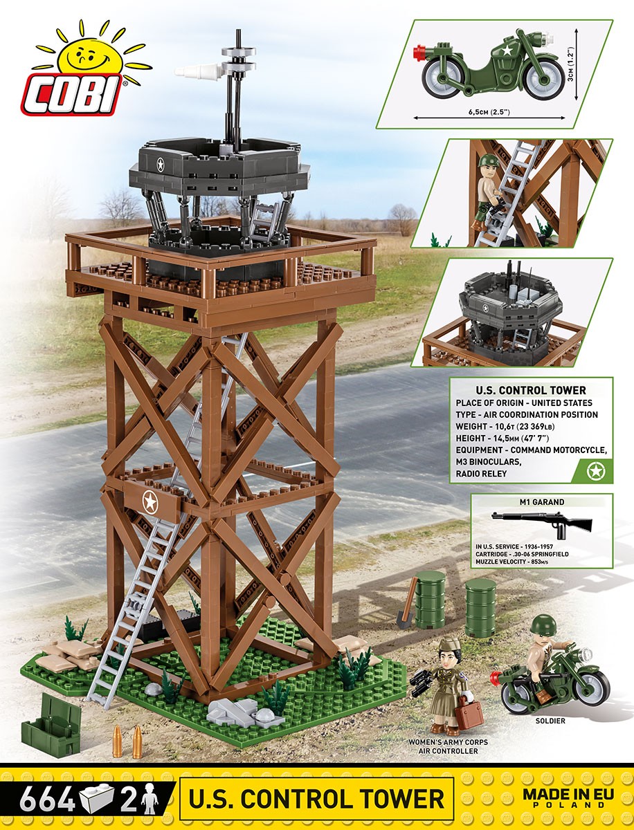 COBI Kocke U.S. Control Tower, 664 kocke 2