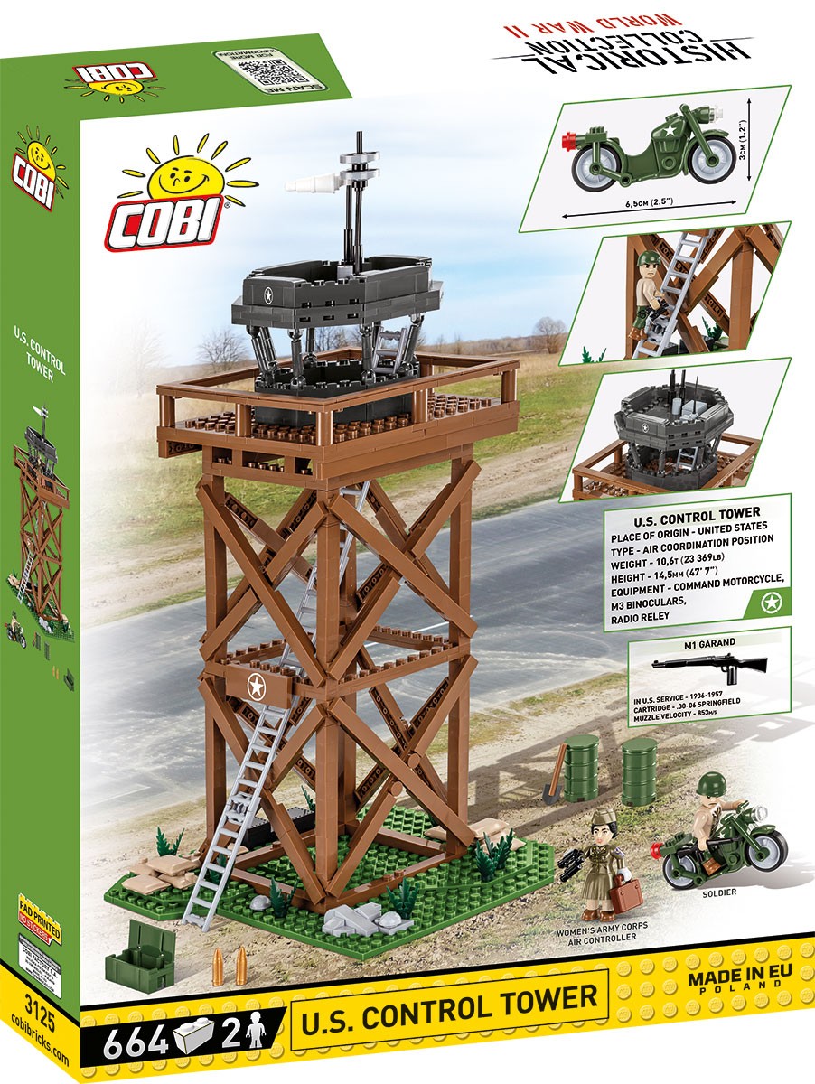 COBI Kocke U.S. Control Tower, 664 kocke 3