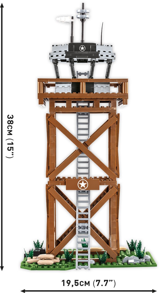 COBI Kocke U.S. Control Tower, 664 kocke 5