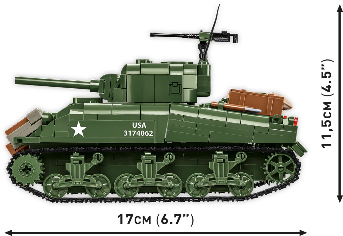 Gradbeni bloki M4A1 Sherman Tank, 663 kosov 4