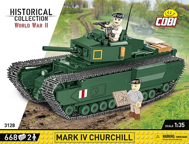 COBI Kocke Mark IV Churchill, 668 kock 2