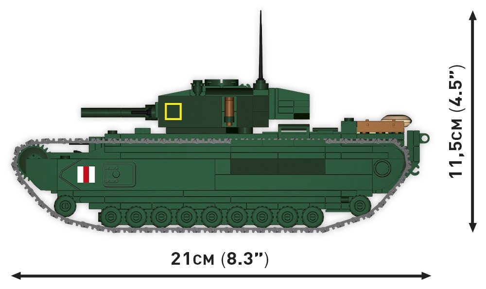 COBI Kocke Mark IV Churchill, 668 kock 6