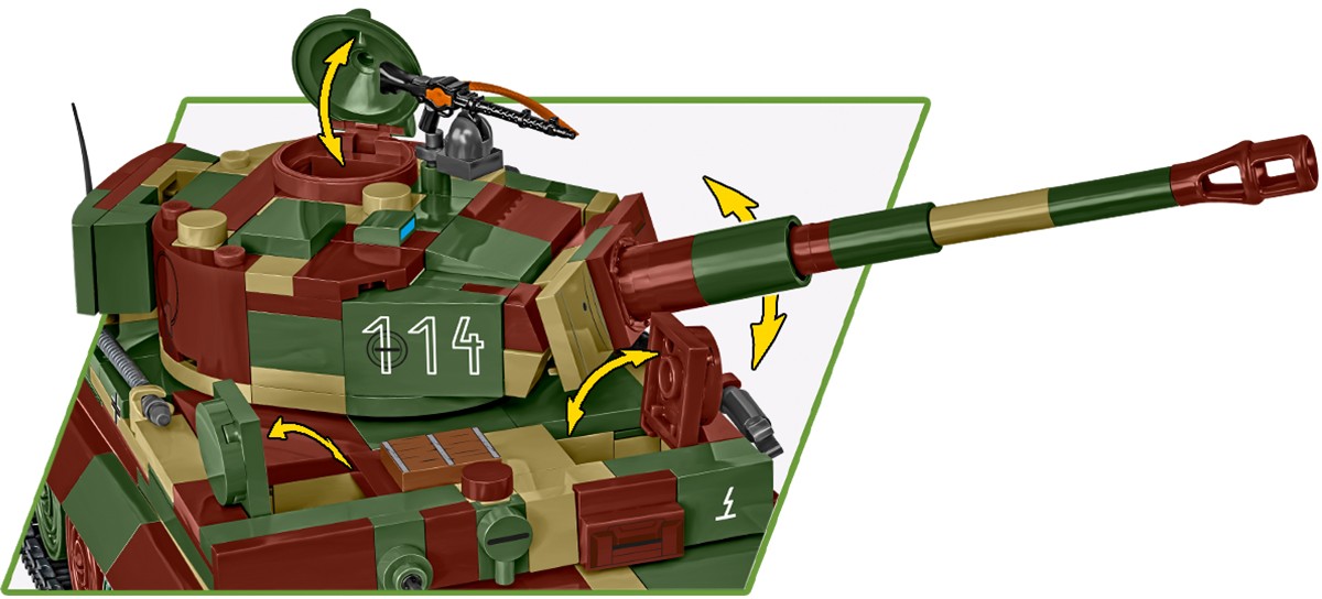Gradbeni bloki Pz.Kpfw. VI Tiger Ausf. E, 870 kosov 6