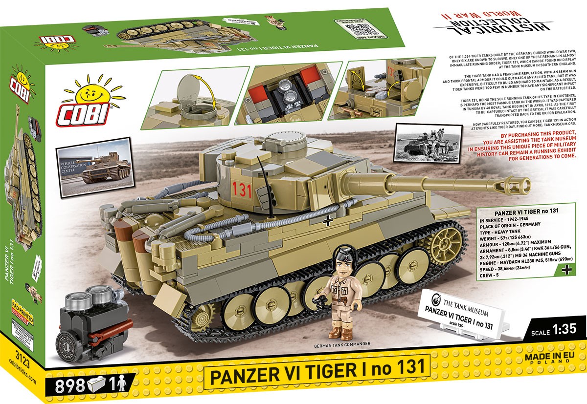 Gradbeni bloki Panzer VI Tiger I #131 3