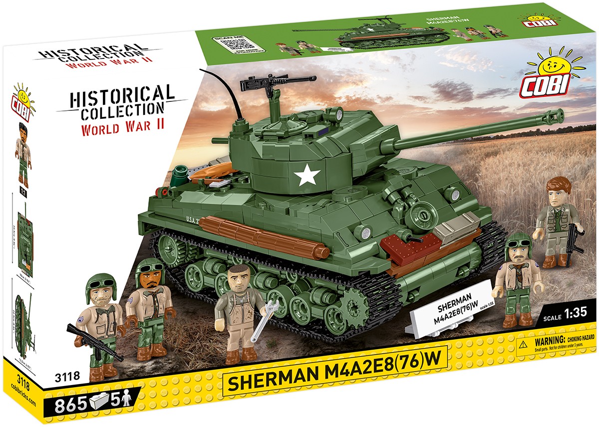 Gradbeni bloki Sherman M4A2E8 Tank, 865 kosov