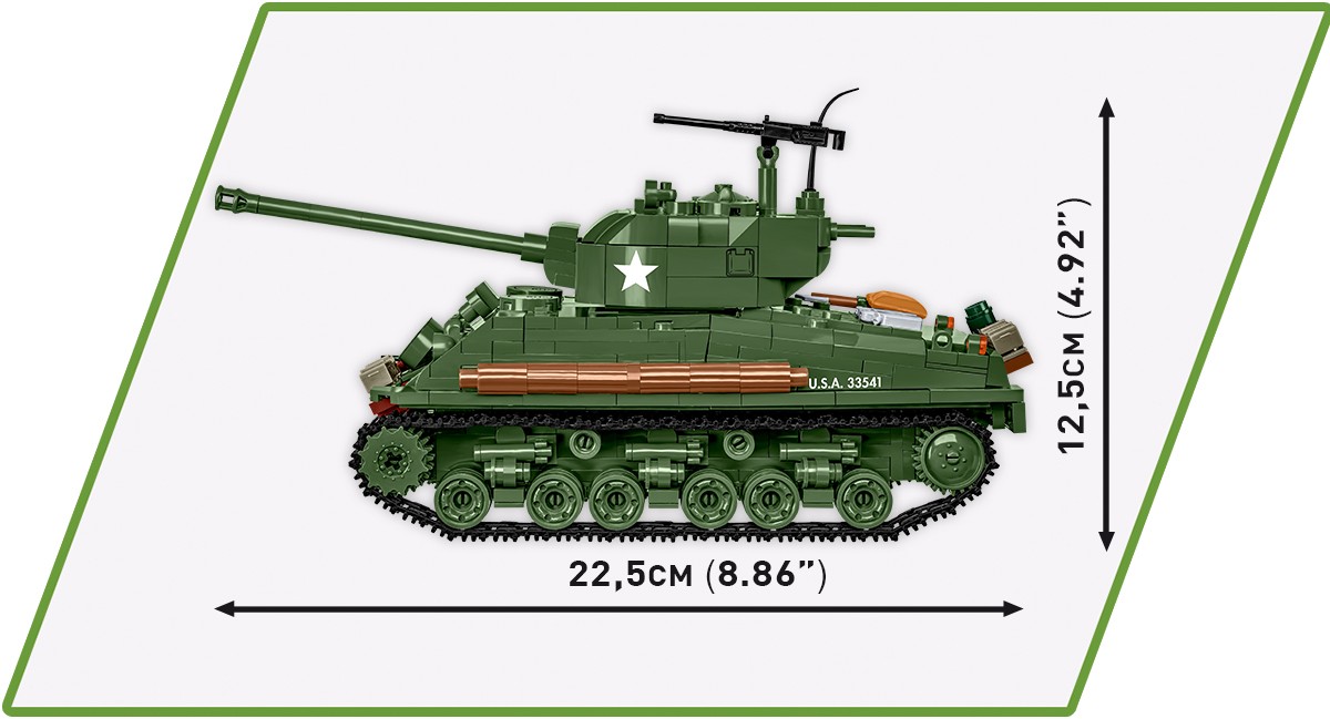 Gradbeni bloki Sherman M4A2E8 Tank, 865 kosov 4