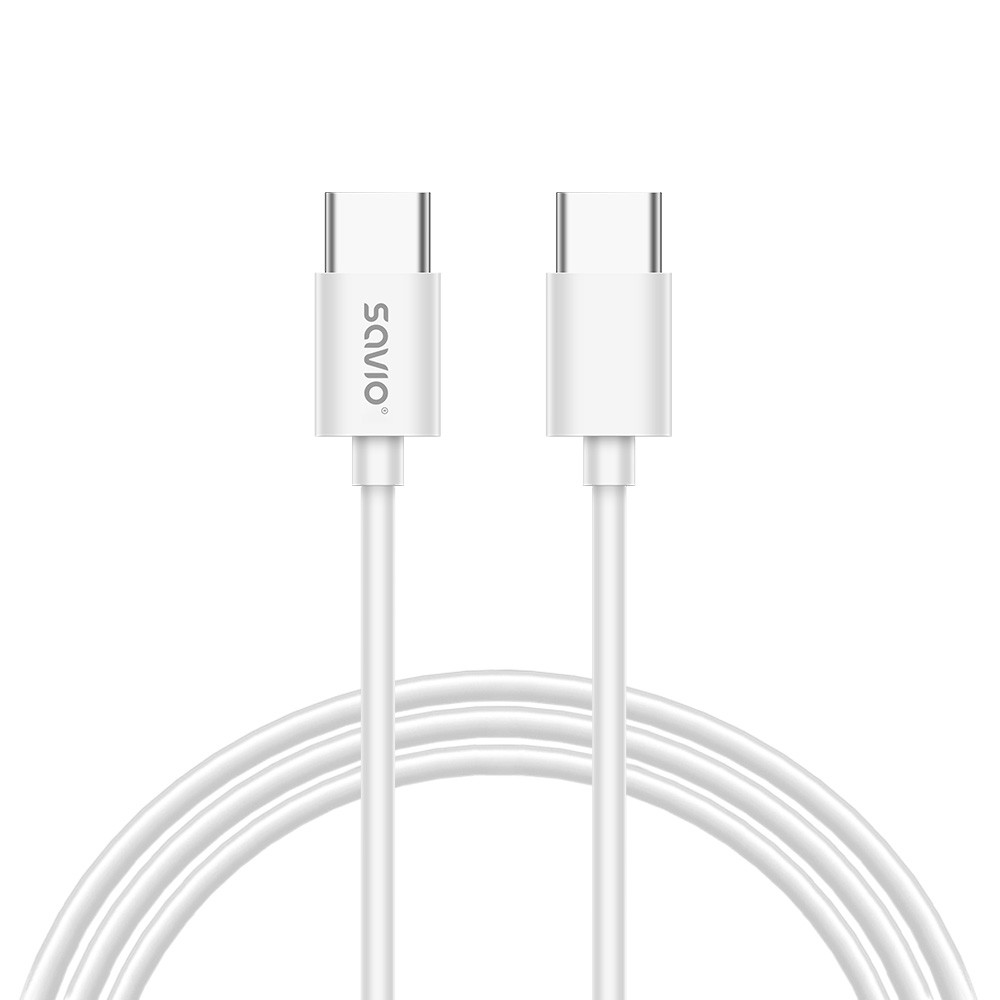 Polnilnik LA-10 30W Quick Charge Power Delivery 3.0, bel + kabel 2