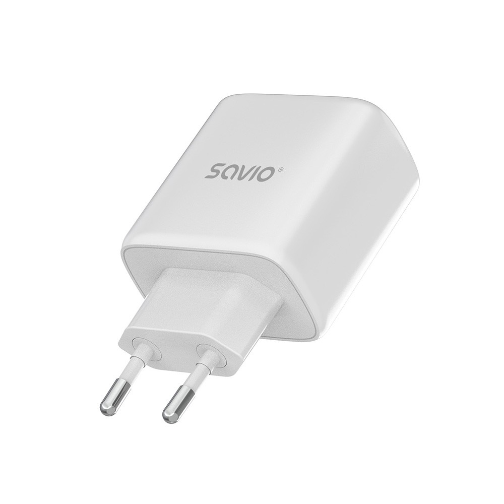 Polnilnik LA-10 30W Quick Charge Power Delivery 3.0, bel + kabel 6