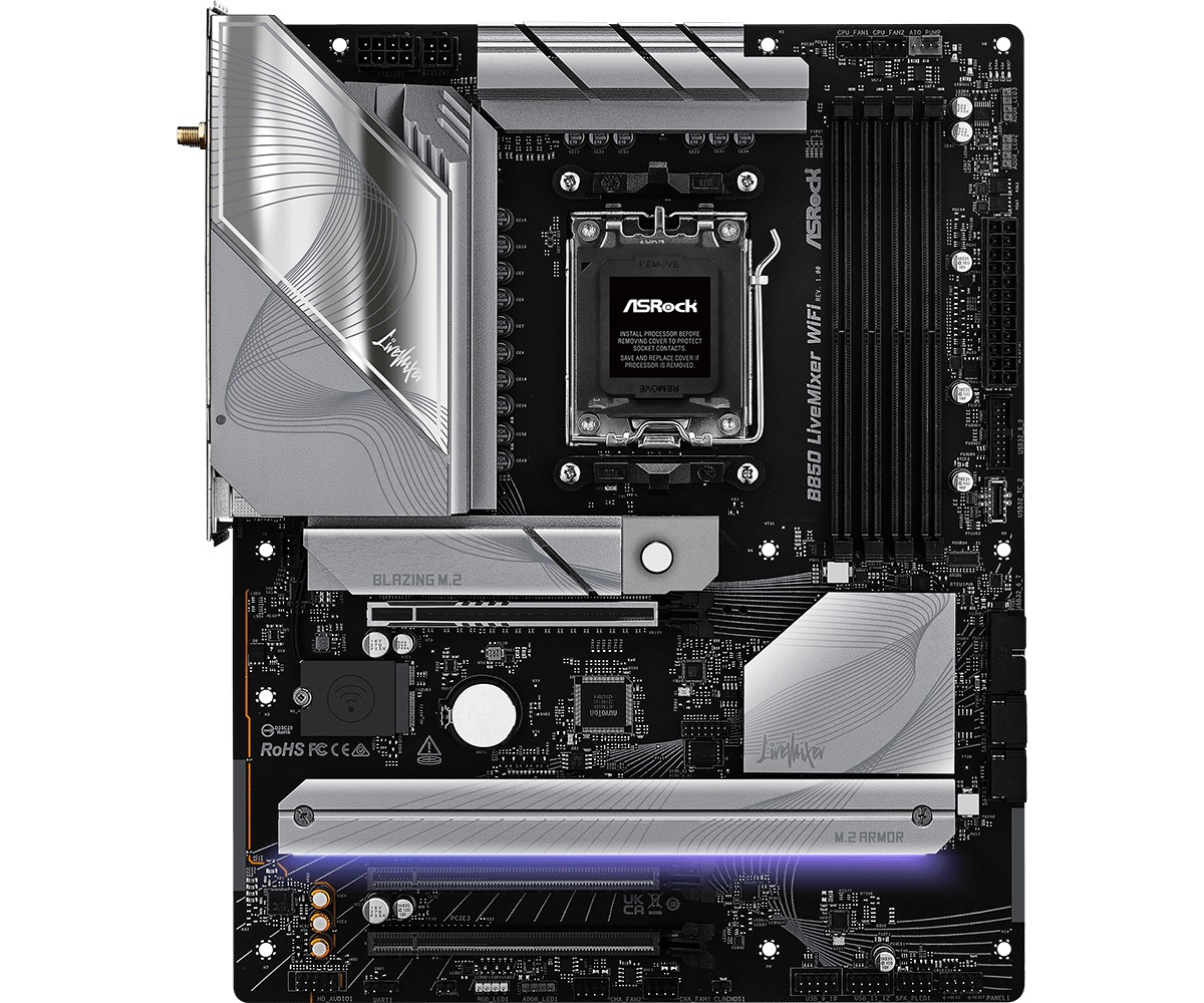 Matična plošča LIVEMIXER WIFI AM5, 4xDDR5, USB3.2, ATX 2