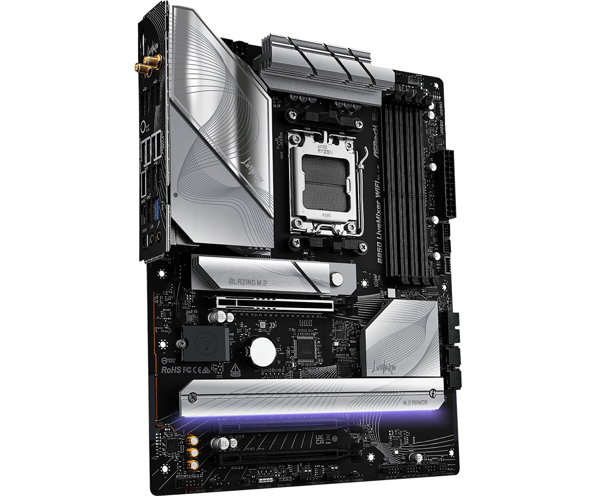 Matična plošča LIVEMIXER WIFI AM5, 4xDDR5, USB3.2, ATX 4