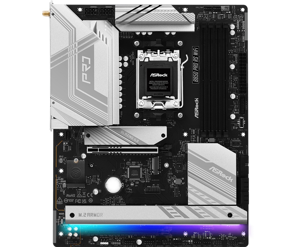 Matična plošča B850 PRO RS WIFI AM5, 4xDDR5, ATX 2