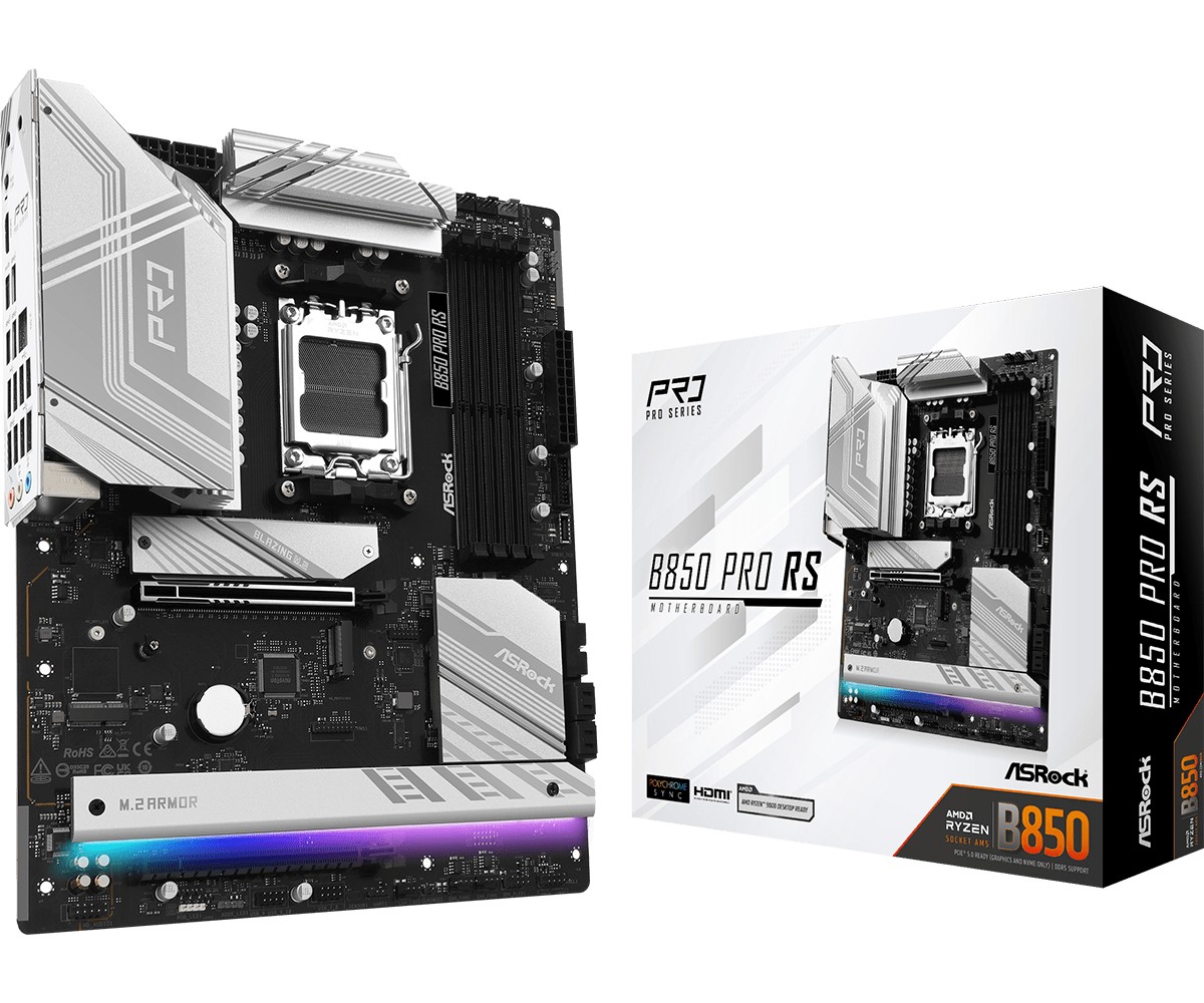 Matična plošča B850 PRO RS AM5, 4xDDR5, ATX