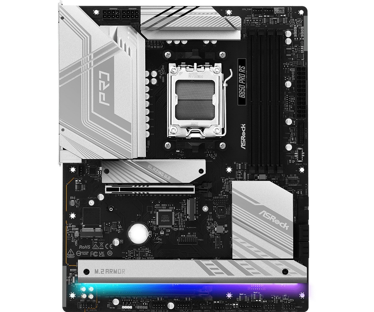 Matična plošča B850 PRO RS AM5, 4xDDR5, ATX 3