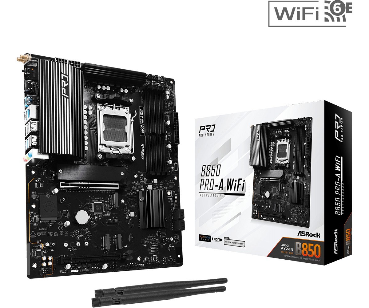 Matična plošča B850 PRO-A WIFI AM5, 4xDDR5, ATX