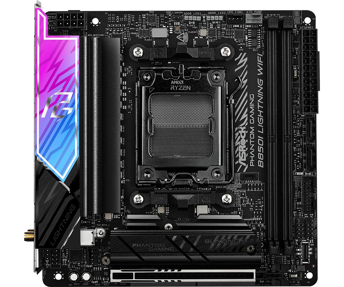 Matična plošča B850I LIGHTNING WIFI AM5, 2xDDR5, ITX 4