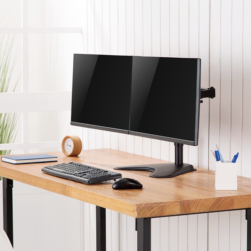 Stojalo za 2 monitorja, 17-32 palcev, jeklo 5