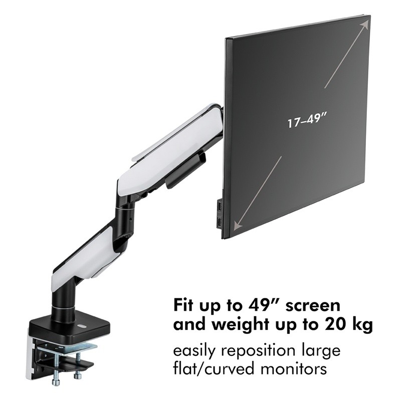Plinski nosilec za monitor, 17-49" VESA, do 20 kg 5