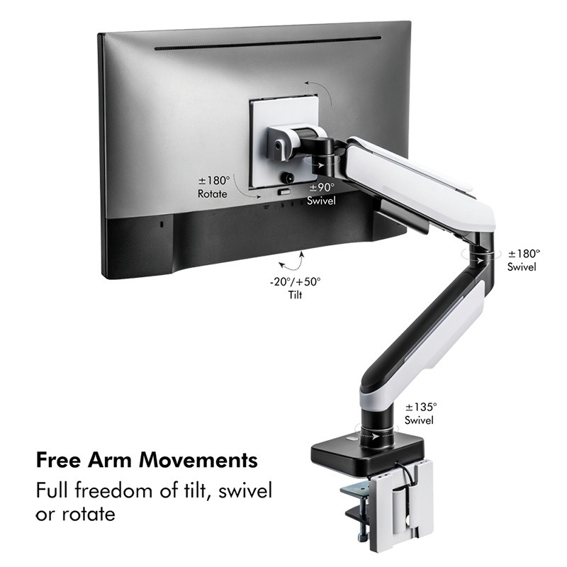Plinski nosilec za monitor, 17-49" VESA, do 20 kg 6