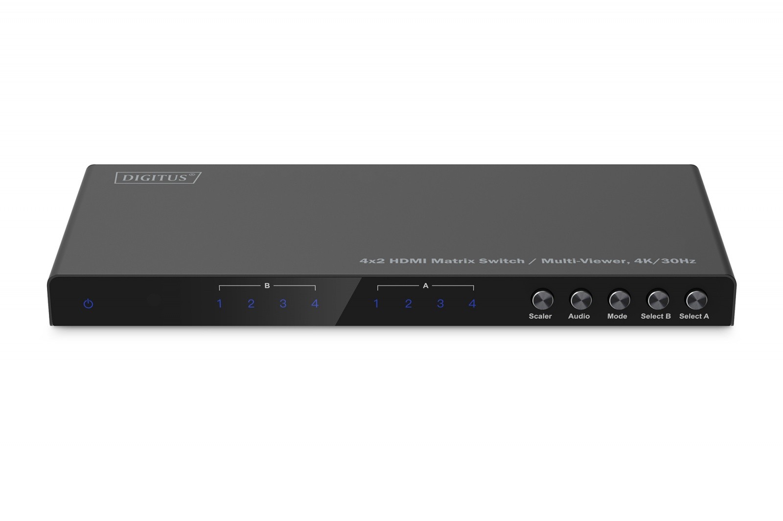 HDMI preklopnik/matrika Digitus 4/2, 4K/30Hz, z avdio izhodom in daljinskim upravljalnikom 4