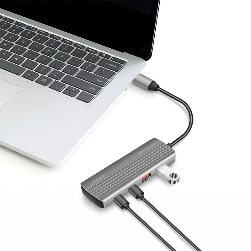 USB Hub 3.2 Gen2, 2xUSB-A, 2xUSB-C, PD 100W 5