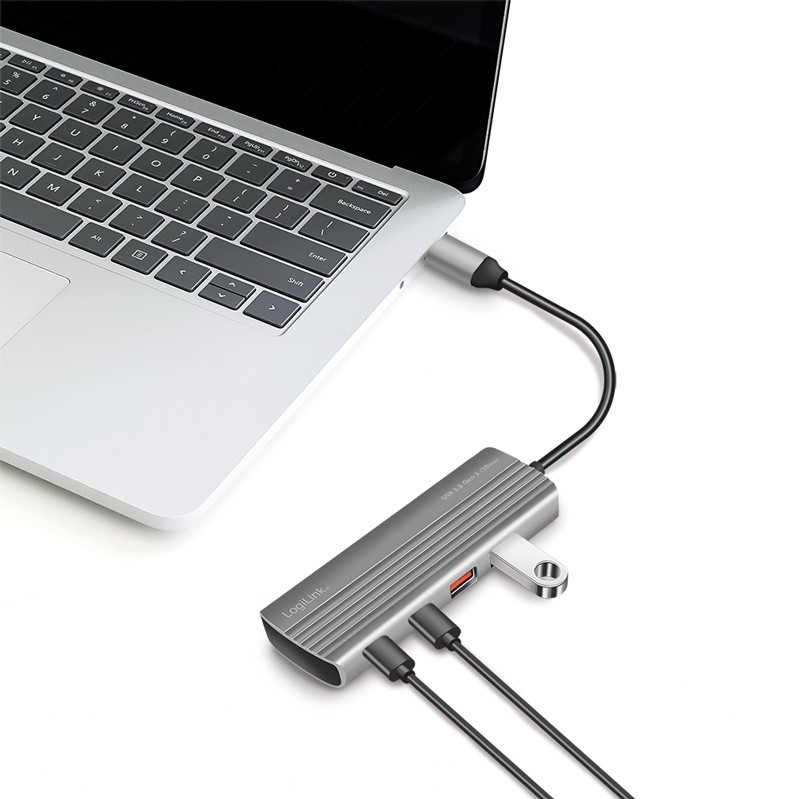 USB Hub 3.2 Gen2, 2xUSB-A, 5xUSB-C, PD 100W 5