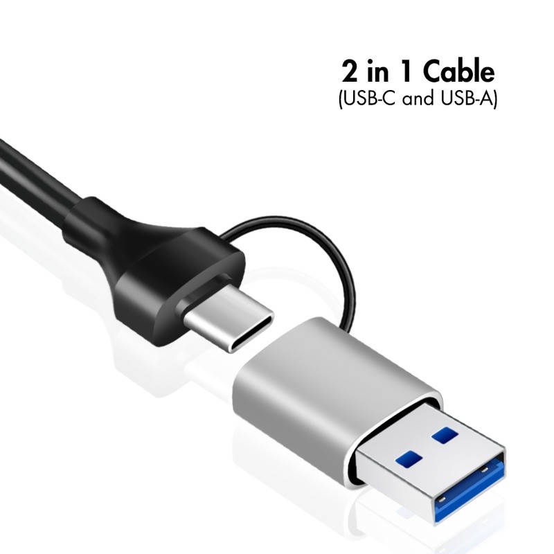 Adapter USB-A/USB-C na 2.5G Ethernet, siv 7