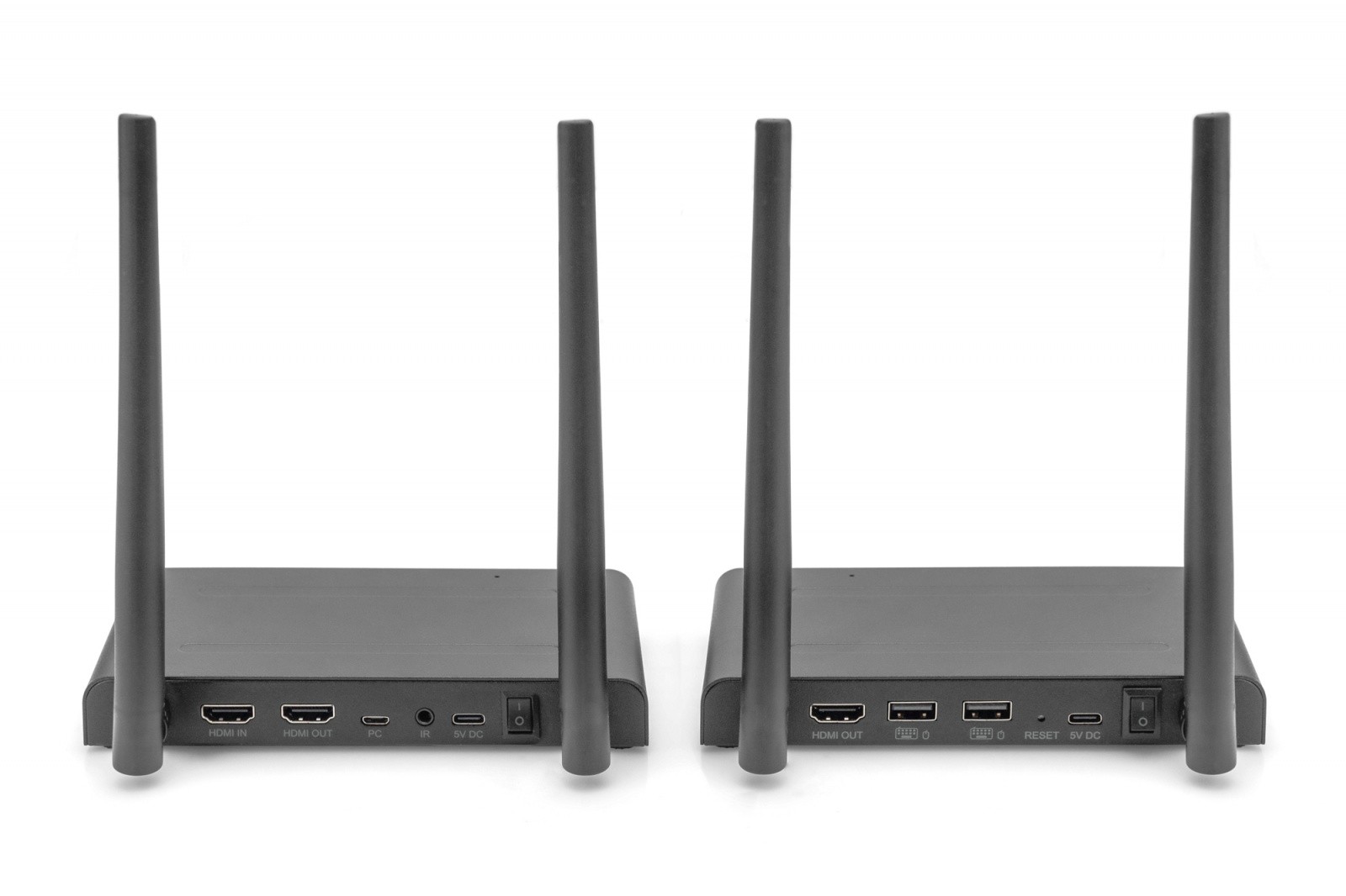 Brezžični KVM HDMI+USB Extender, 150m, 4K 3