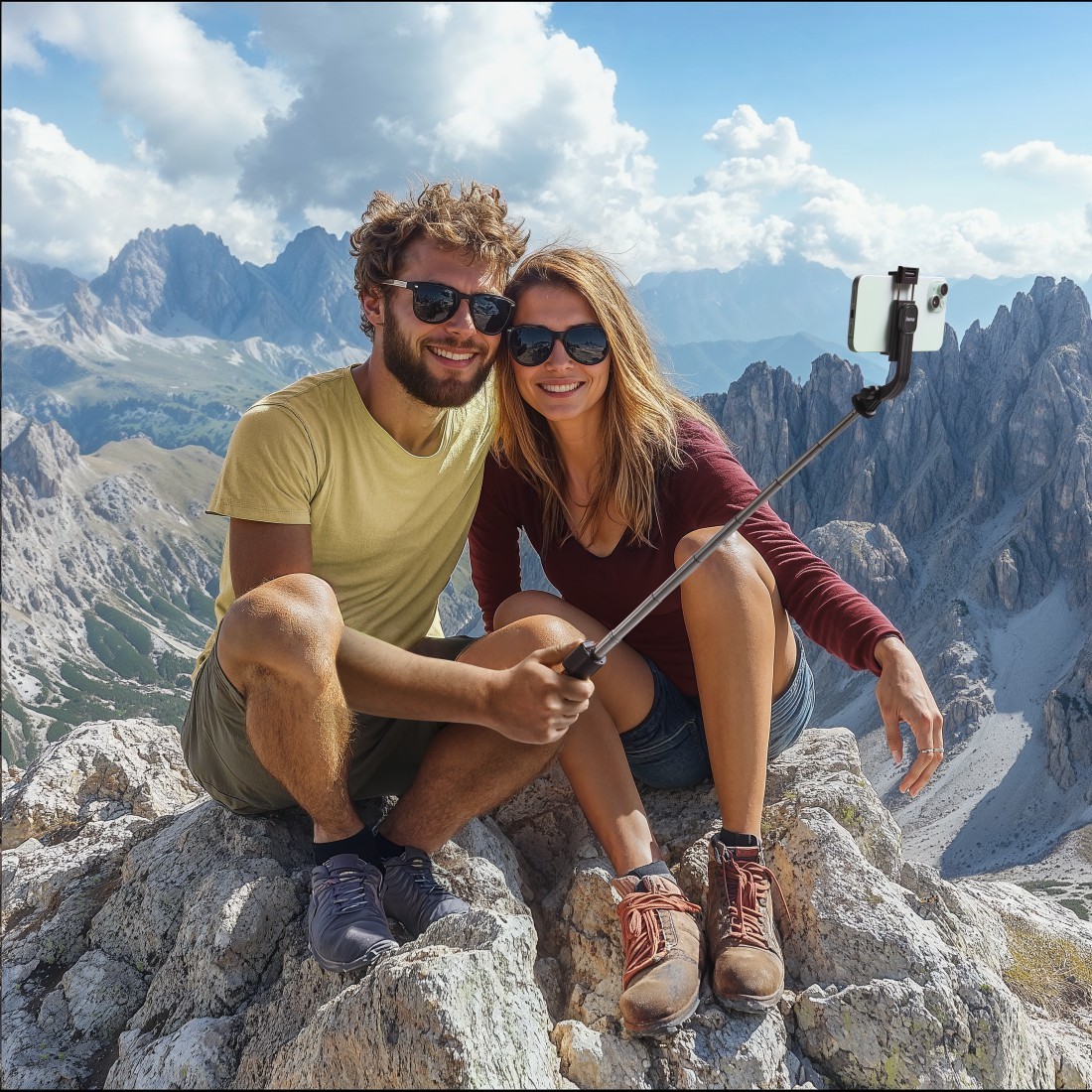 Selfie palica z možnim stojalom, 70 cm 3