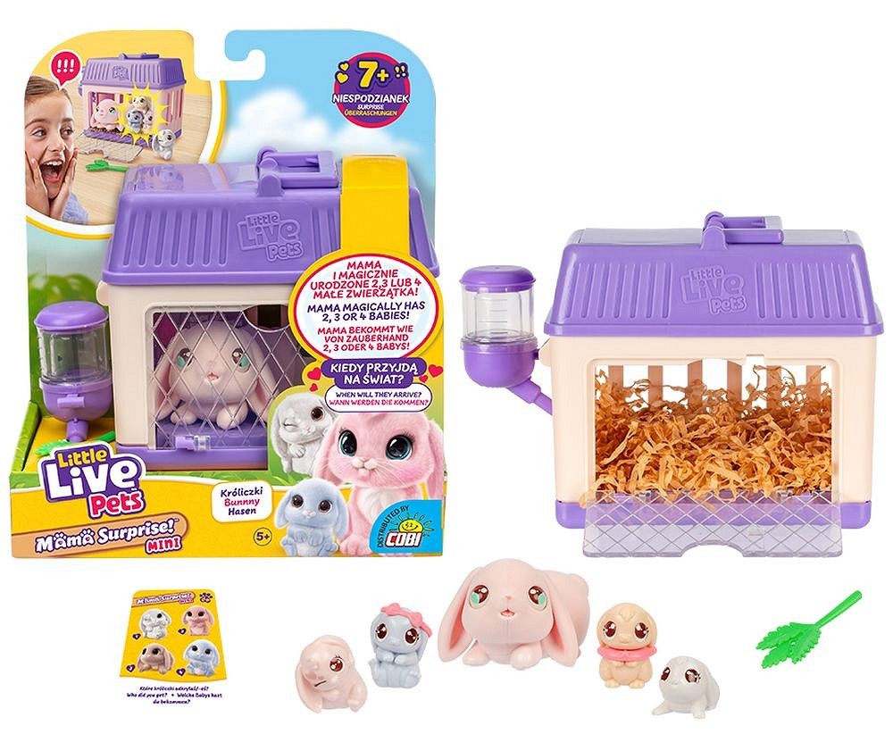 Figurica Little Live Pets - Mama zajec s presenečenjem 2
