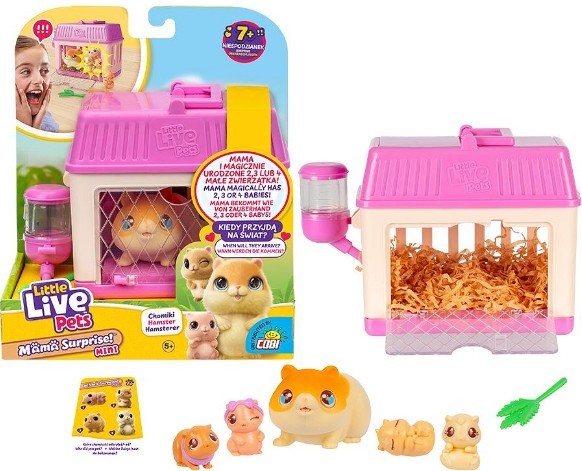 Figurica Little Live Pets - Mama Surprise Mini hrček 2