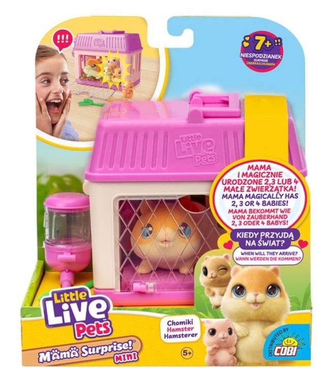 Figurica Little Live Pets - Mama Surprise Mini hrček