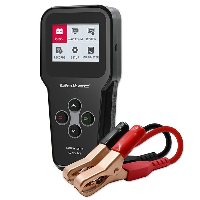 Digitalni tester akumulatorjev 3v1 z LCD (6V, 12V, 24V) 6