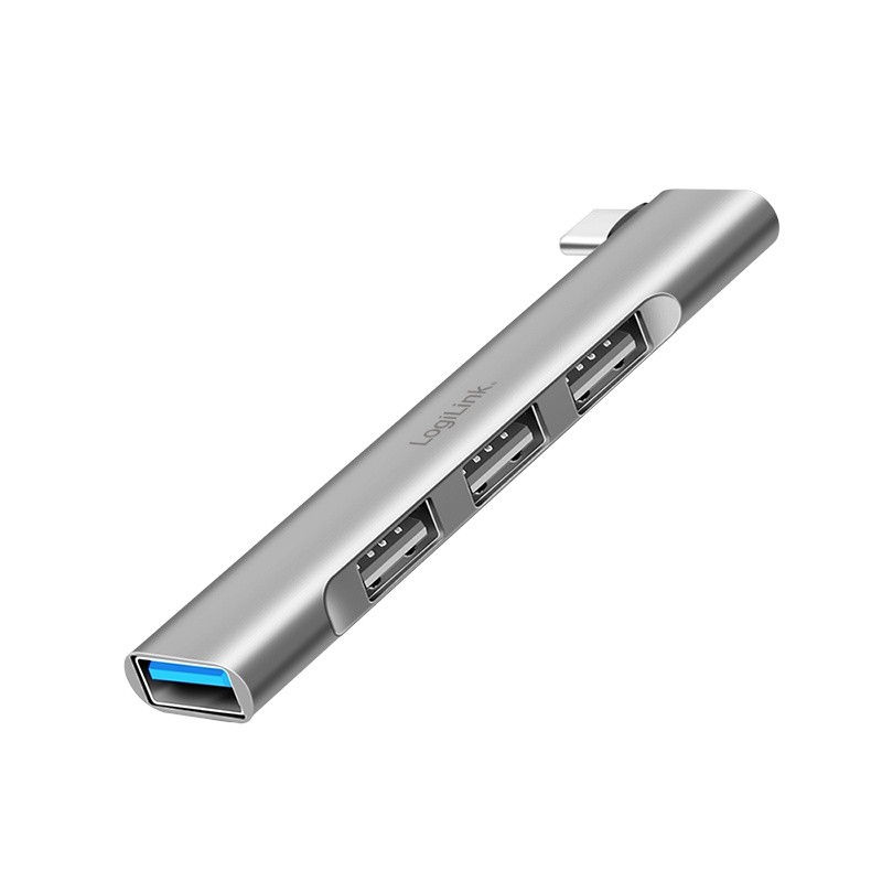 Tanak USB-C hub, 1x USB-A 3.0, 3x USB-A 2.0