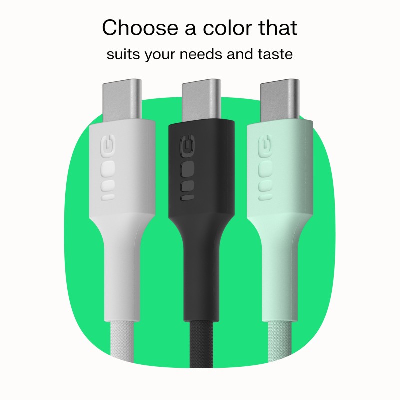 USB-C PowerStream kabel, 100W, 1.2m, bel 3