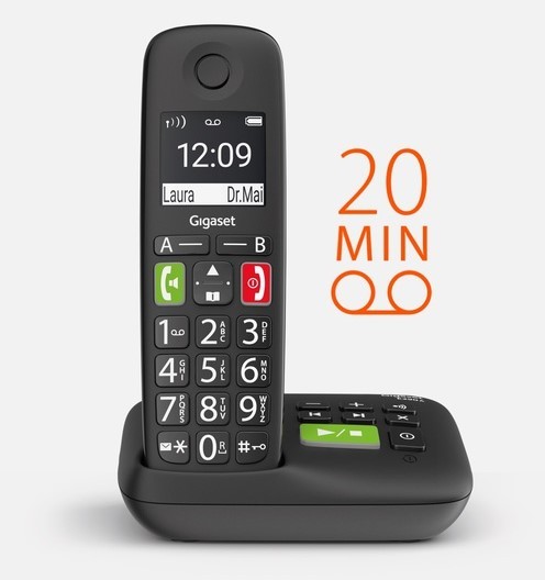 Brezžični telefon Gigaset E290A s sekretarko 2