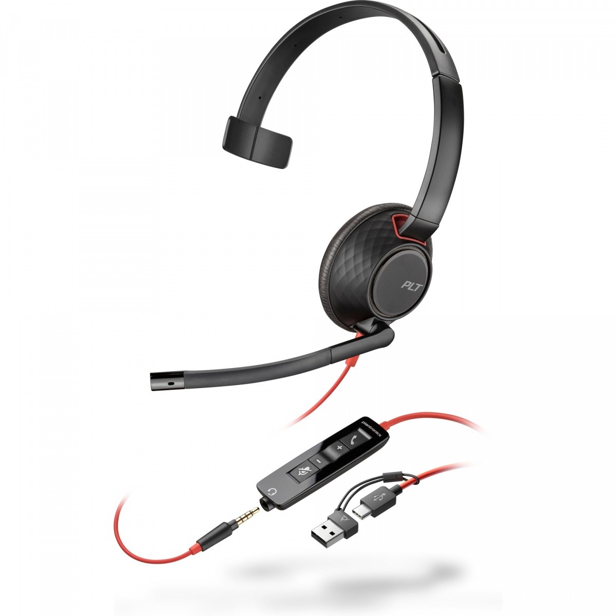POLY Blackwire 5210 Slušalke - USB-C, 3.5mm, USB-C/A