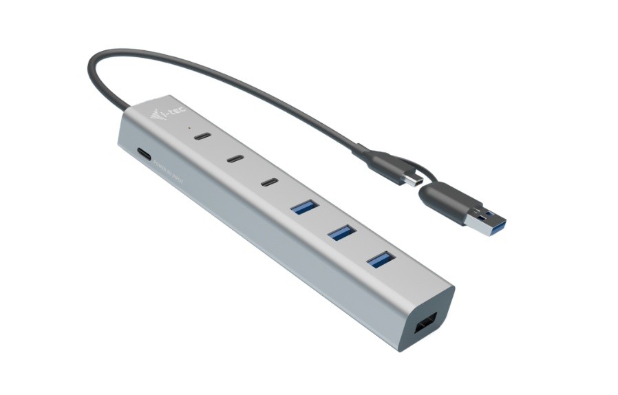 USB-C/USB-A Hub polnilniško postaja z 7 vrati