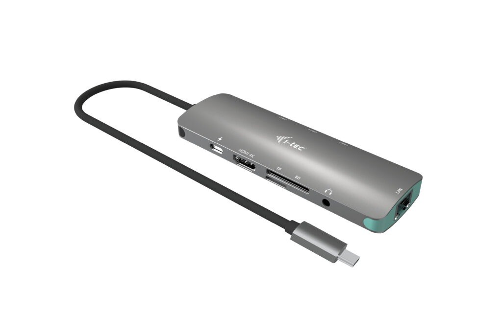DOCKS T.USB-C Metal Nano 4K HDMI LAN + 100W PD polnilnik 2