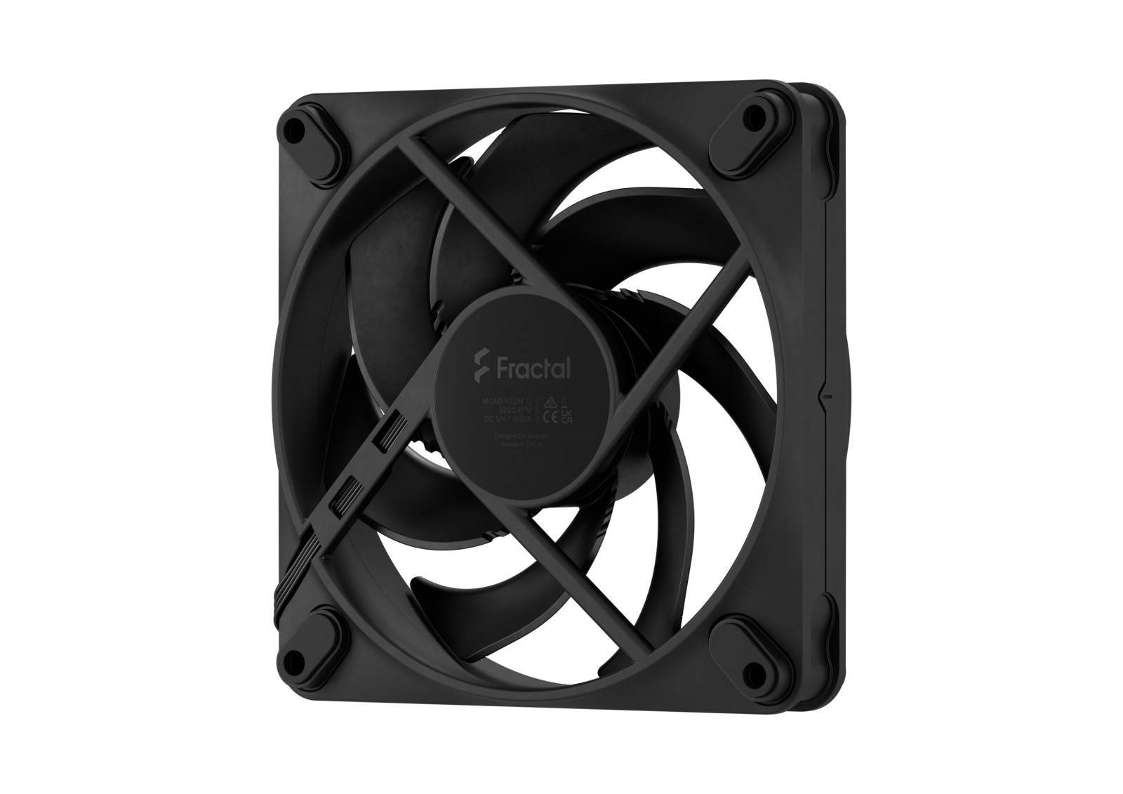 Fractal Design Momentum 12 črn 120mm PWM PC ventilator 5