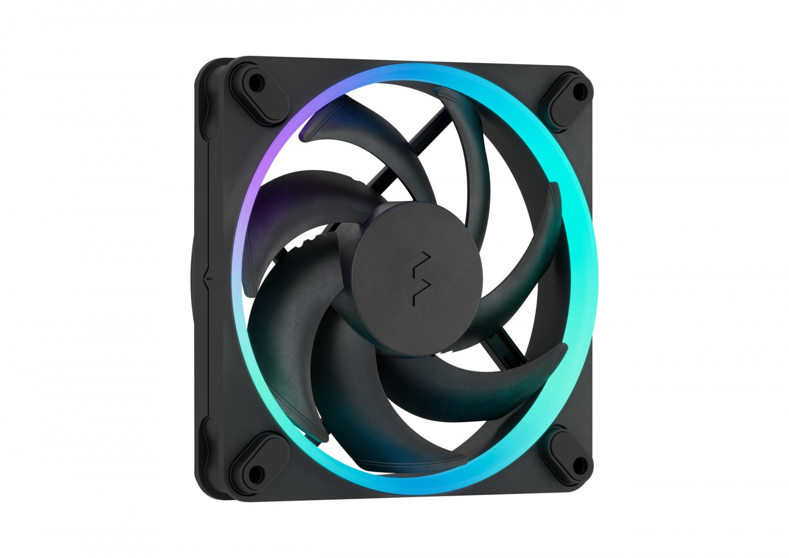 Fractal Design Momentum 12 RGB 120mm ventilator, črn