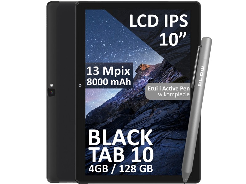 Tablica BlackTAB10 10" 4G LTE, 4/128GB, črna