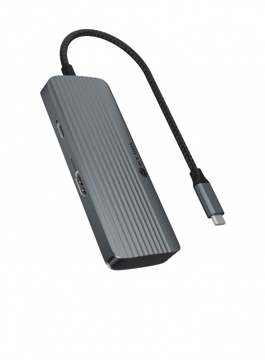 Icy Box IB-DK4022a-CPD 6v1 USB-C Docking Station s PD 7