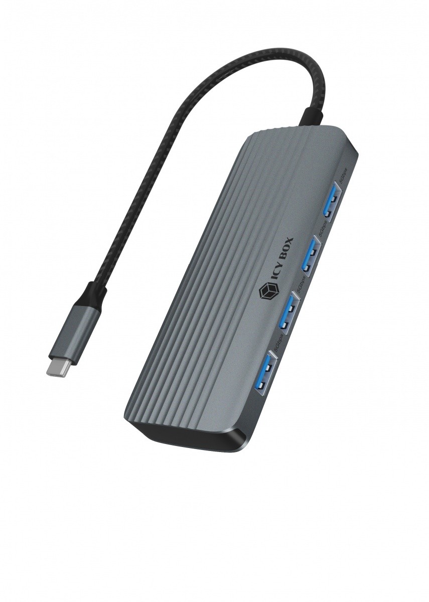 Icy Box IB-DK4022a-CPD 6v1 USB-C Docking Station s PD 8
