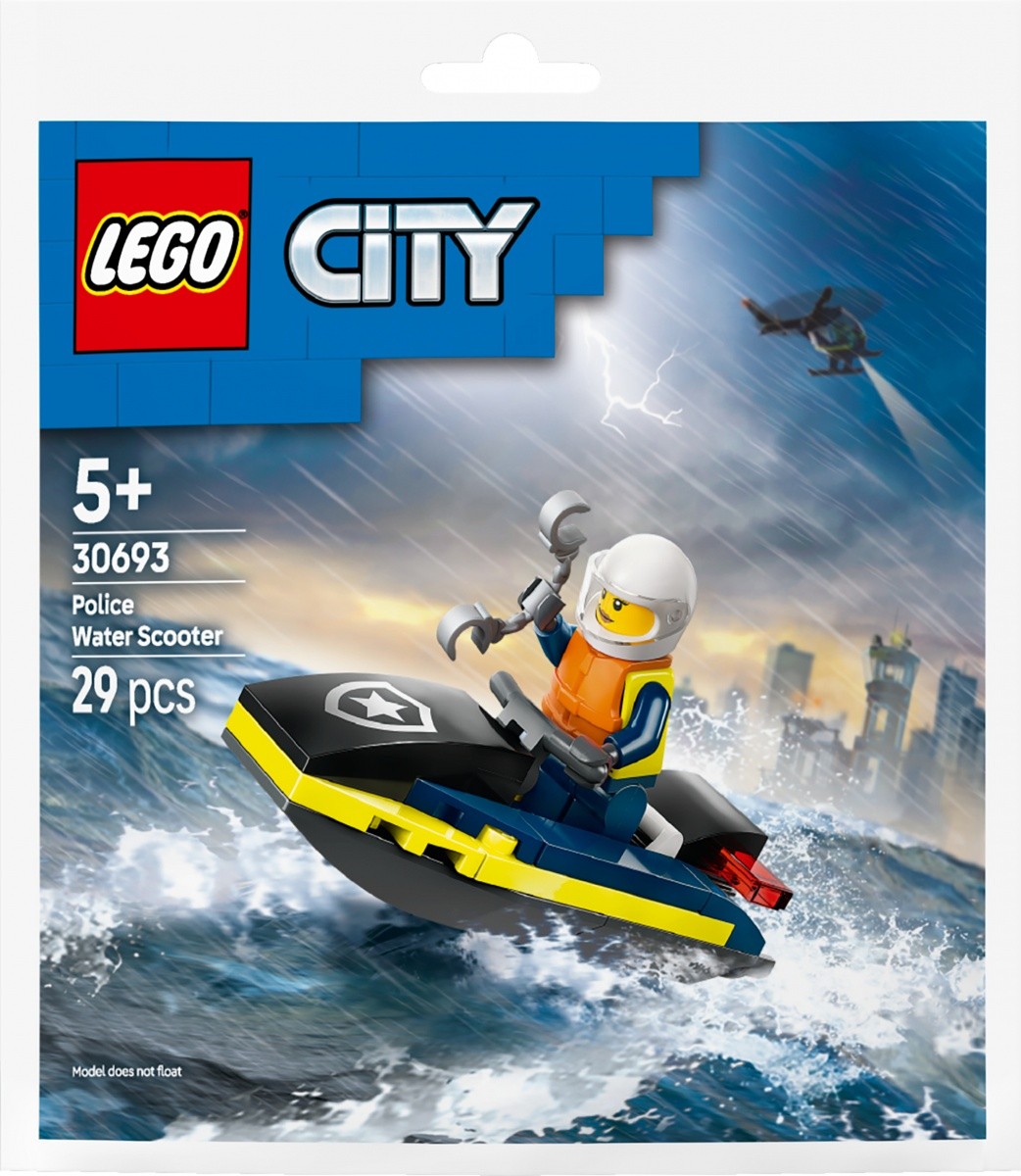LEGO City 30693 Kockice: Policijski vodni skuter 3