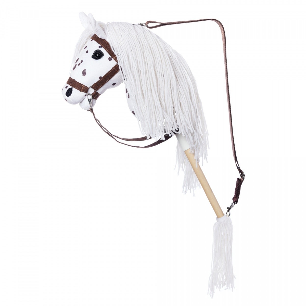 Leseni konj na palici HOPPIHORSE A3, leopard vzorec 3